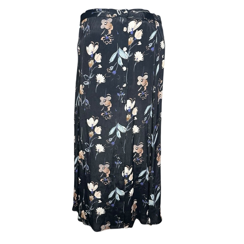 Paul Harris Design Floral Print Wrap Maxi Skirt - Women’s Size Large